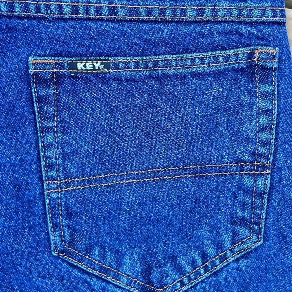 KEY Men’s Jeans Size W36 x L32 Dark Blue Like New Condition - Picture 12 of 13